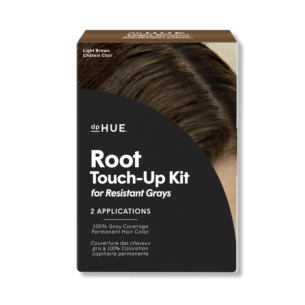 Root Touch-Up Kit for Resistant Grays - Light Brown