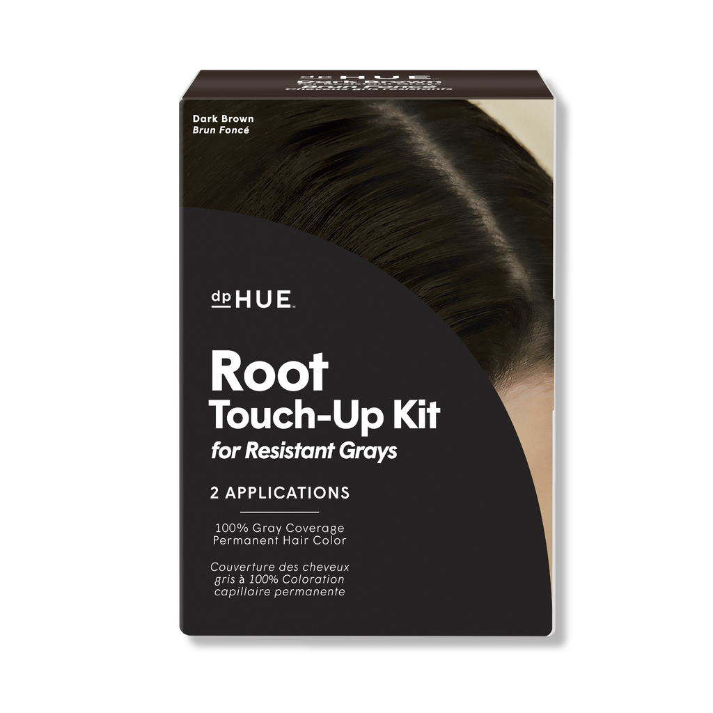 Root Touch-Up Kit for Resistant Grays - Dark Brown