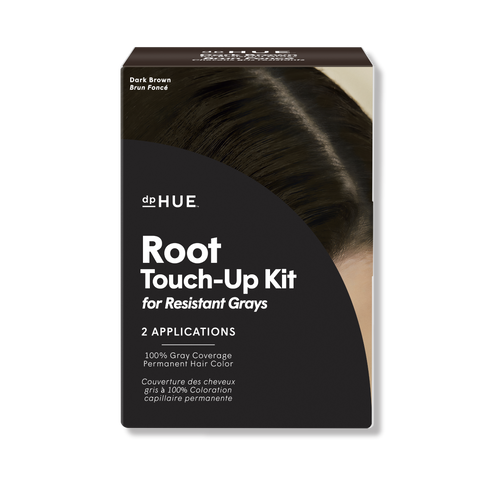Root Touch-Up Kit for Resistant Grays - Dark Brown