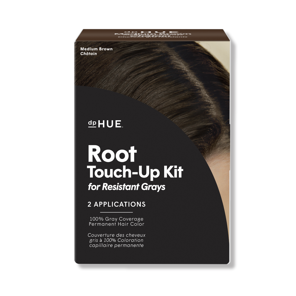 Root Touch-Up Kit for Resistant Grays - Medium Brown
