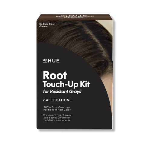Root Touch-Up Kit for Resistant Grays - Medium Brown